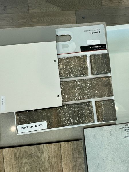 Sample of building materials used in homes in Craftsmen's Corner, Cleburne (Image 4).