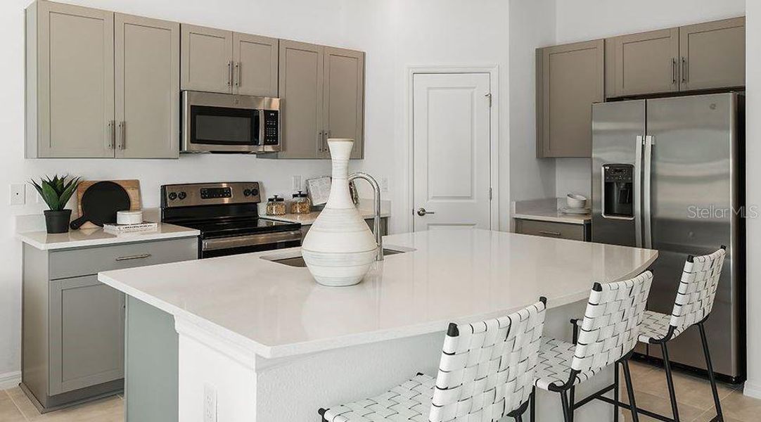 Furnished interior view inside a new home in Vinterra Townhomes, Nokomis (Image 16). Furnished interior view inside a new home in Vinterra Townhomes, Nokomis (Image 16).