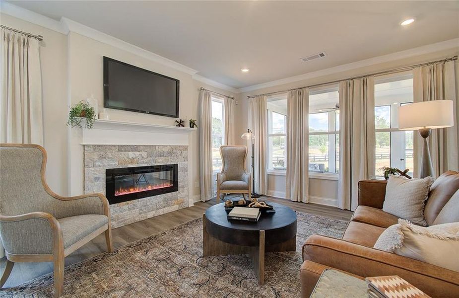 Furnished interior view inside a new home in Crofton Place Enclave, Snellville (Image 30).
