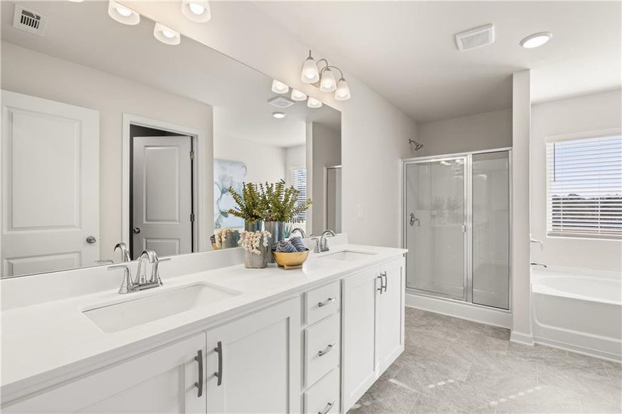 Furnished interior view inside a new home in Lake Carlton, Loganville (Image 26).