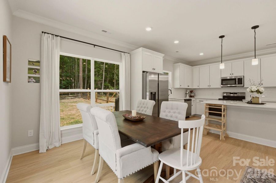 Furnished interior view inside a new home in , Troutman (Image 8).