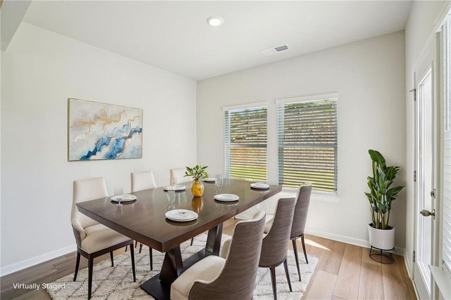 Furnished interior view inside a new home in Hawthorne Station, College Park (Image 13).