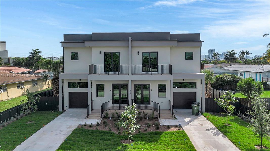 Front exterior of a new home in , Fort Lauderdale, FL, highlighting curb appeal (Image 27). Front exterior of a new home in , Fort Lauderdale, FL, highlighting curb appeal (Image 27).