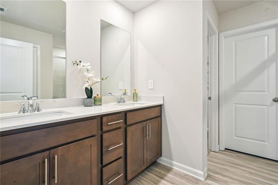 Furnished interior view inside a new home in Avalon - Reserve Series, Conyers (Image 14).