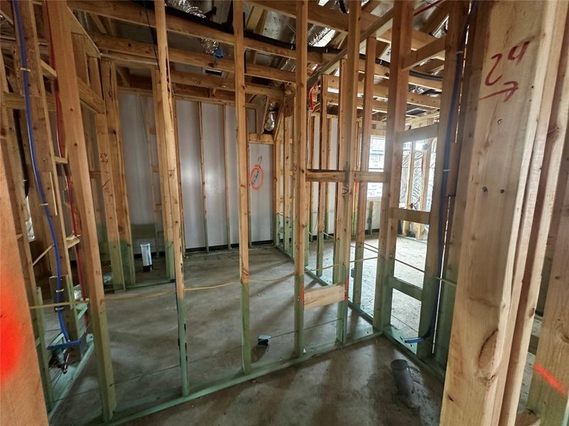 In-progress construction of a new home in Berry Creek Highlands, Georgetown, TX (Image 22).