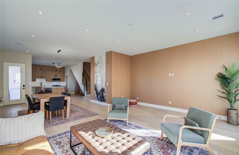 Furnished interior view inside a new home in , Houston (Image 12).