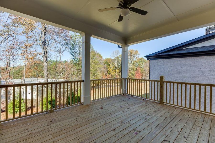 Exterior details and patio area of a home in , Buford (Image 3).