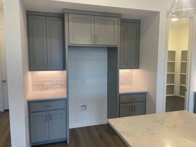 Kitchen Construction Progress featuring the Milan Collection