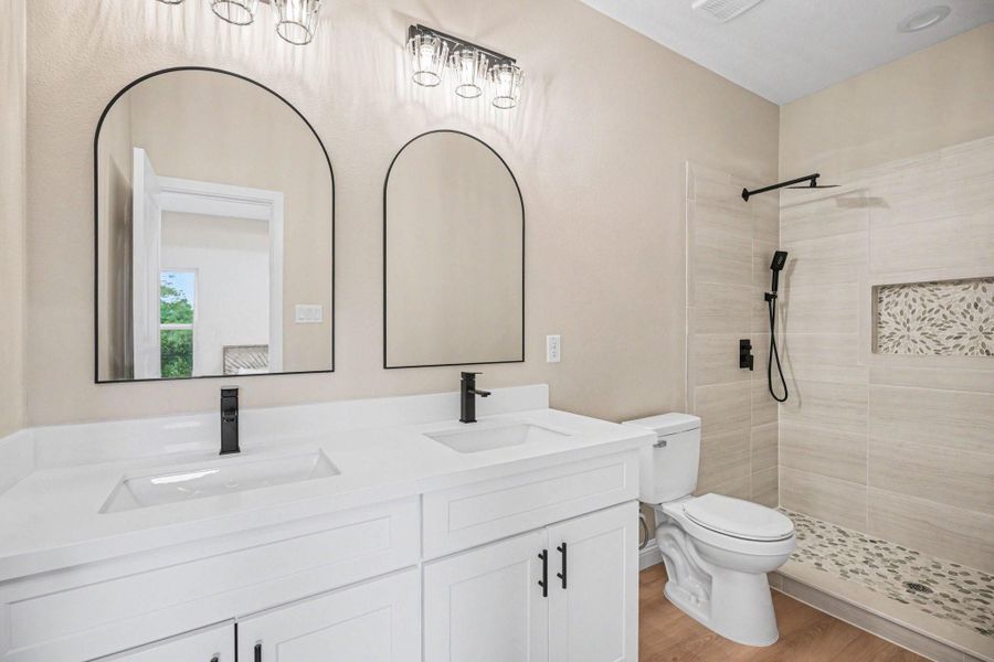 Furnished interior view inside a new home in , La Marque (Image 17).