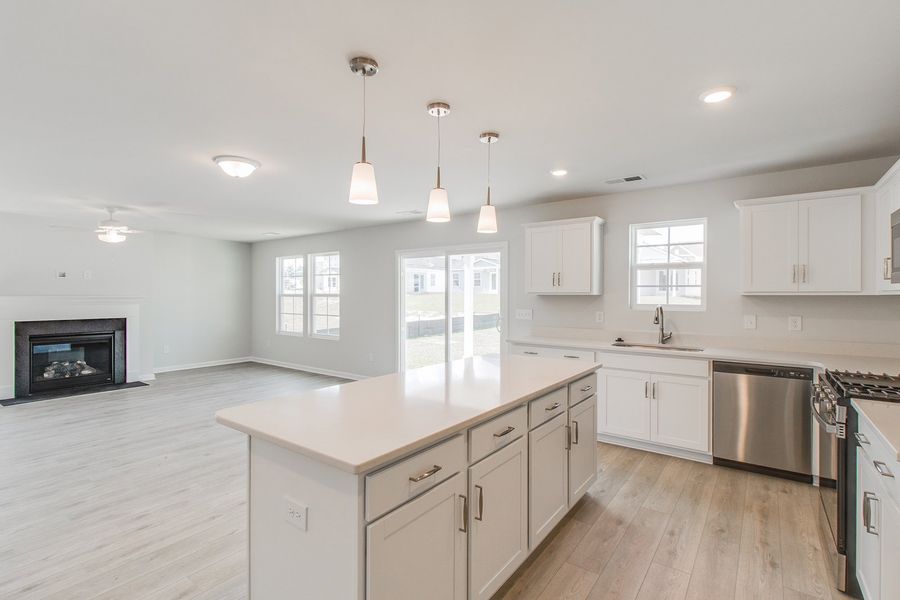 Furnished interior view inside a new home in Winston Point, Gilbert (Image 8).