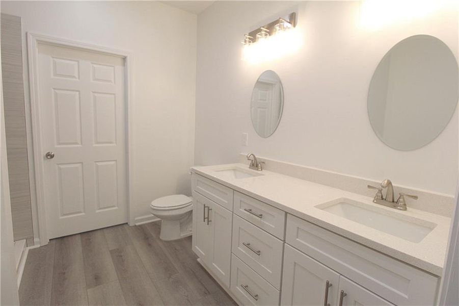 Furnished interior view inside a new home in , Austell (Image 27).