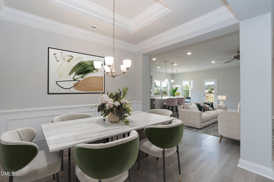 Furnished interior view inside a new home in Southern Estates, Sanford (Image 5).