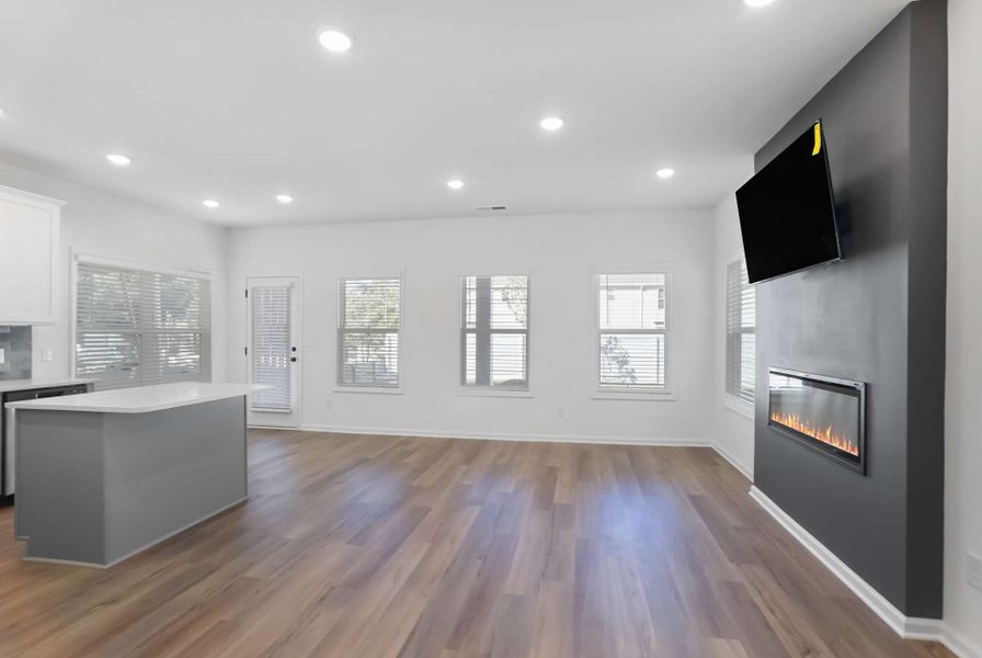 Representative unfurnished interior of a home built from the Khloe by KM Homes in The Cottages at Jackson Heights, Cleveland (Image 18).