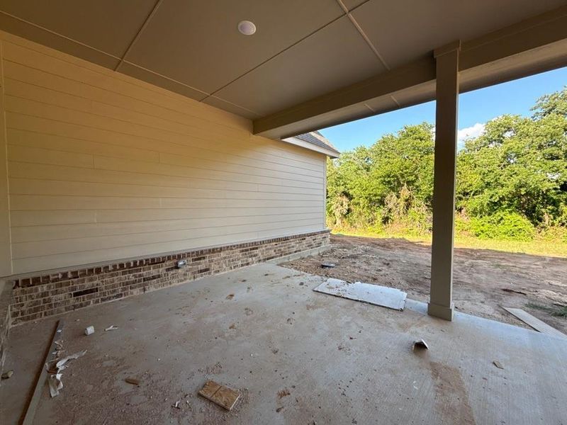 In-progress construction of a new home in Oak Grove Addition, Springtown, TX (Image 12).