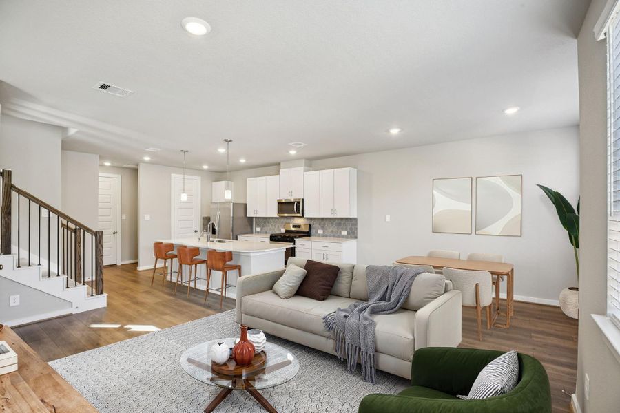 Photo is not of the actual home, but is an inspirational photo of builder’s model home and may depict options, furnishings, and/or decorator features that are not included