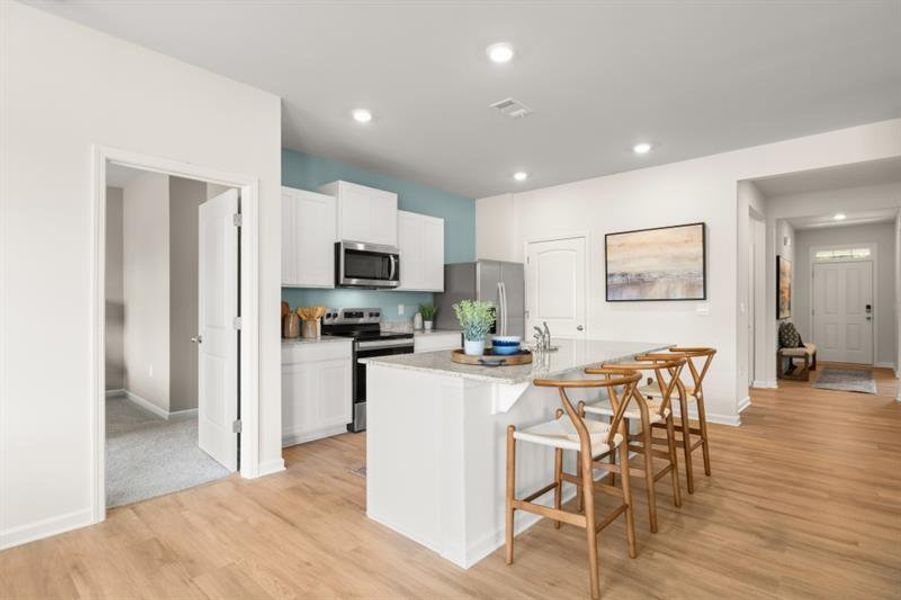 Furnished interior view inside a new home in Northberry, Rome (Image 37).