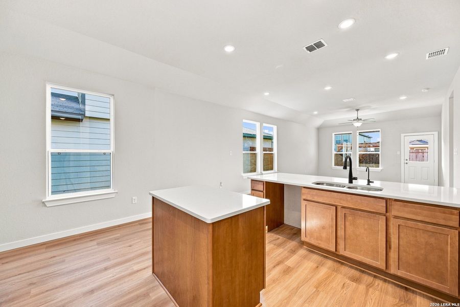 Furnished interior view inside a new home in Red Hawk Landing, San Antonio (Image 6).