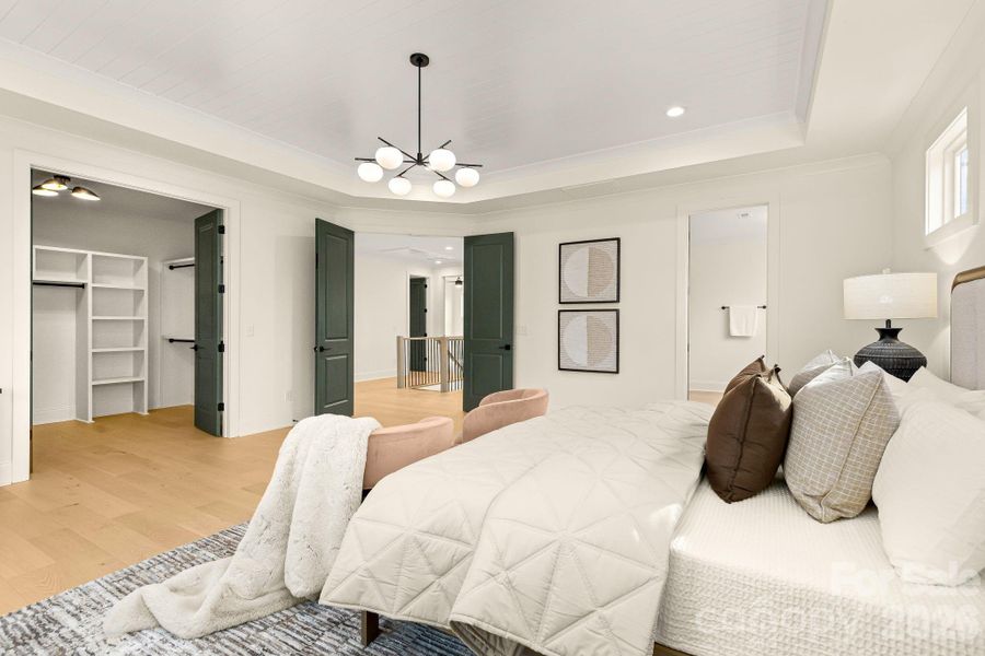 Furnished interior view inside a new home in , Charlotte (Image 8).