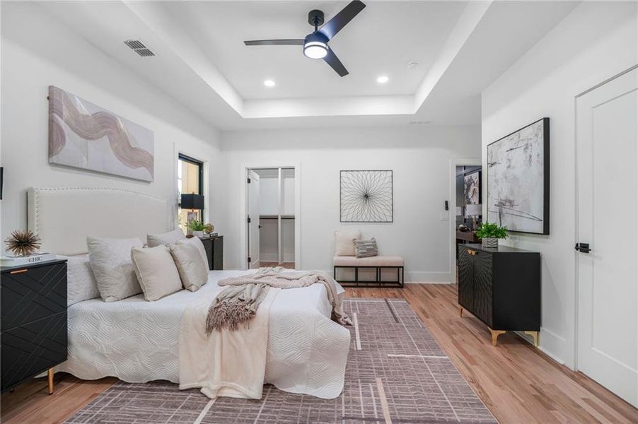 Furnished interior view inside a new home in , Atlanta (Image 26).