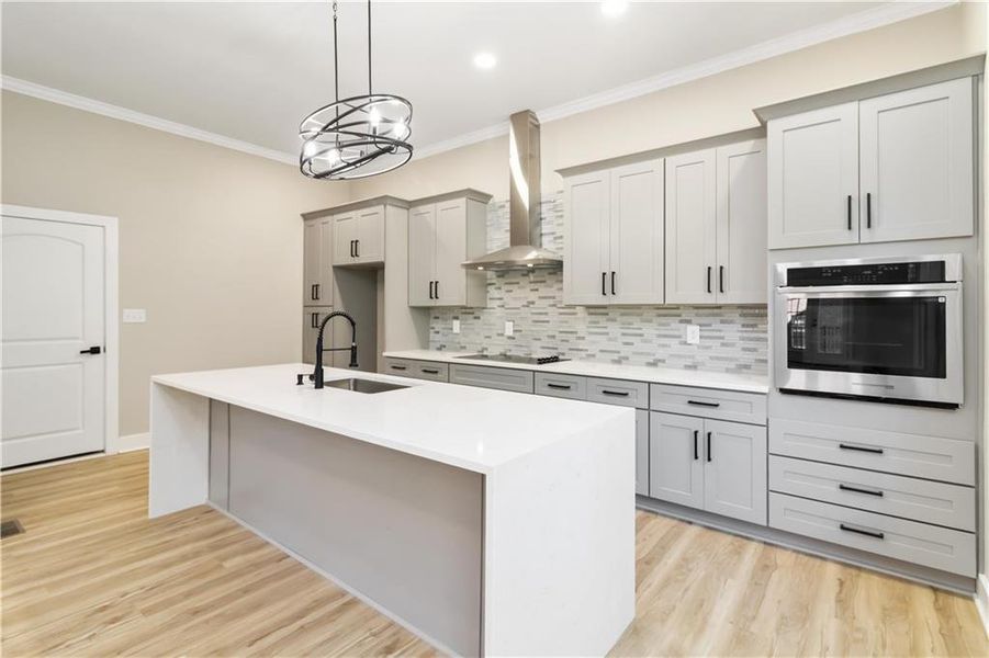 Furnished interior view inside a new home in , Atlanta (Image 13).