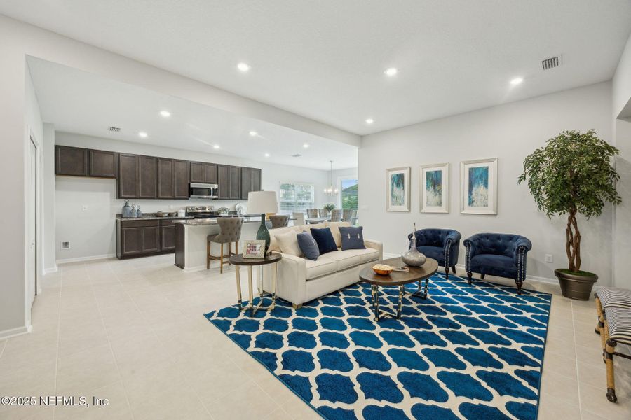 Furnished interior view inside a new home in , Jacksonville (Image 7).