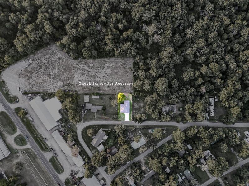 Aerial view of property and surrounding area Aerial view of property and surrounding area