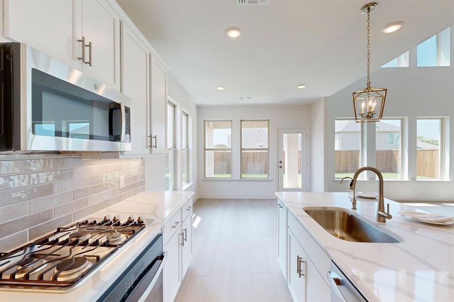 Furnished interior view inside a new home in Vintage Village, Argyle (Image 6). Furnished interior view inside a new home in Vintage Village, Argyle (Image 6).