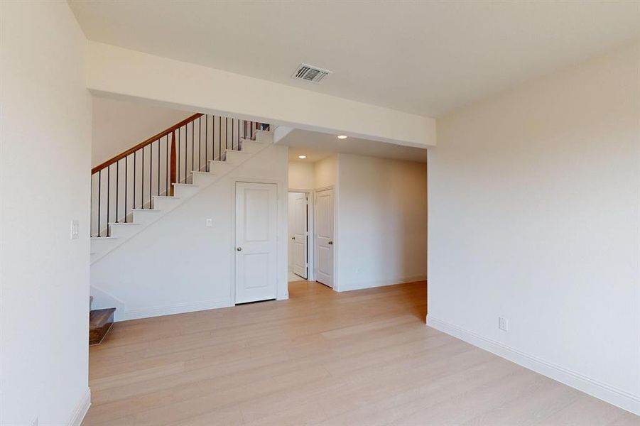 Spacious, unfurnished interior of a new home in Vintage Village, Argyle (Image 13). Spacious, unfurnished interior of a new home in Vintage Village, Argyle (Image 13).