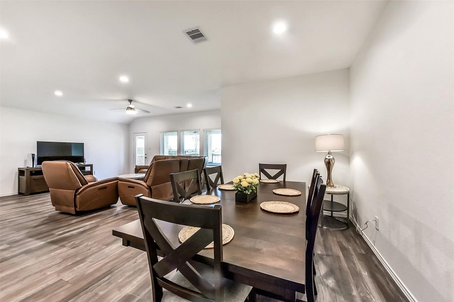 Furnished interior view inside a new home in Sunterra, Katy (Image 22).