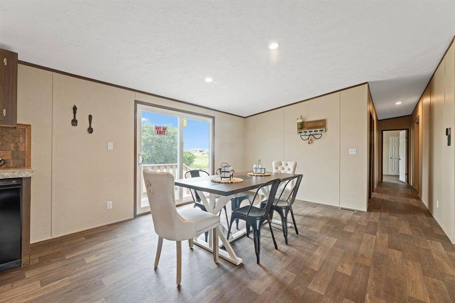 Furnished interior view inside a new home in , Sunset (Image 10).