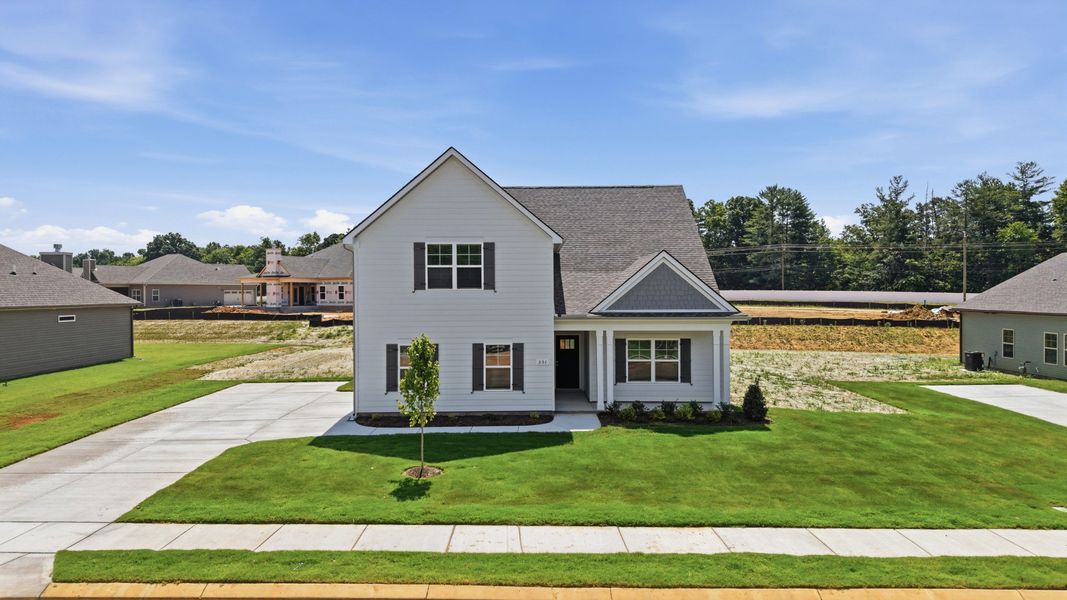 Front exterior of a new home in Stillwater, Tullahoma, TN, highlighting curb appeal (Image 17).