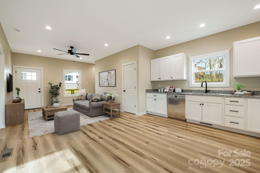 Virtual staging shown