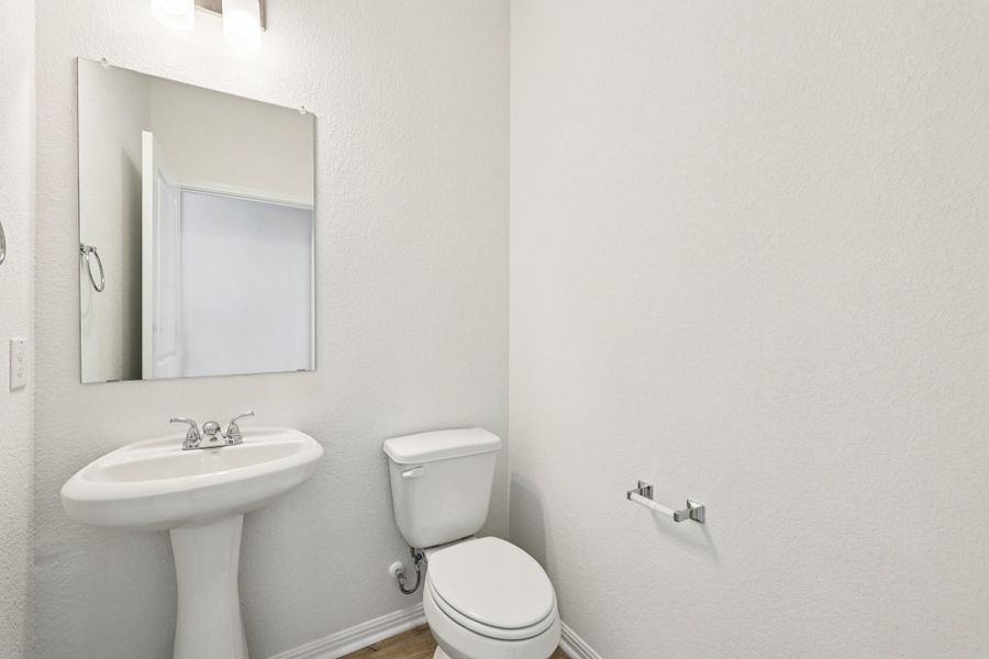 Furnished interior view inside a new home in Crosswinds, Kyle (Image 7).