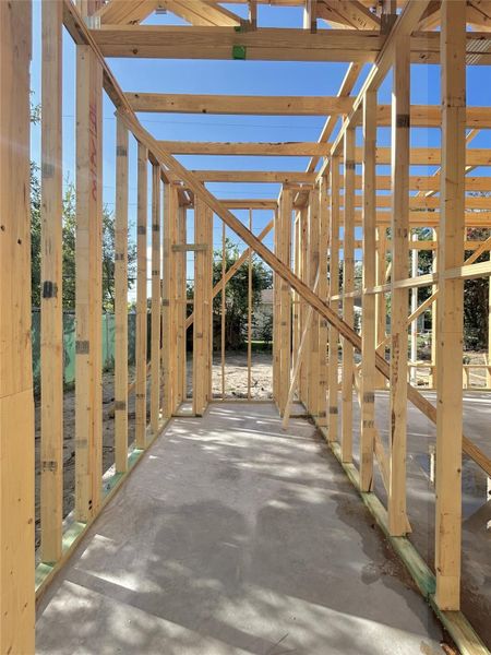 One of the Primary Bedroom Closets. Construction Photo as of 8-17-2026