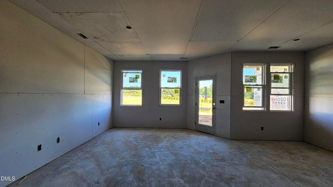 In-progress construction of a new home in Springvale, Fuquay Varina, NC (Image 37).