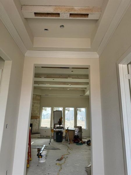 In-progress construction of a new home in Rocky Top, Krum, TX (Image 6).