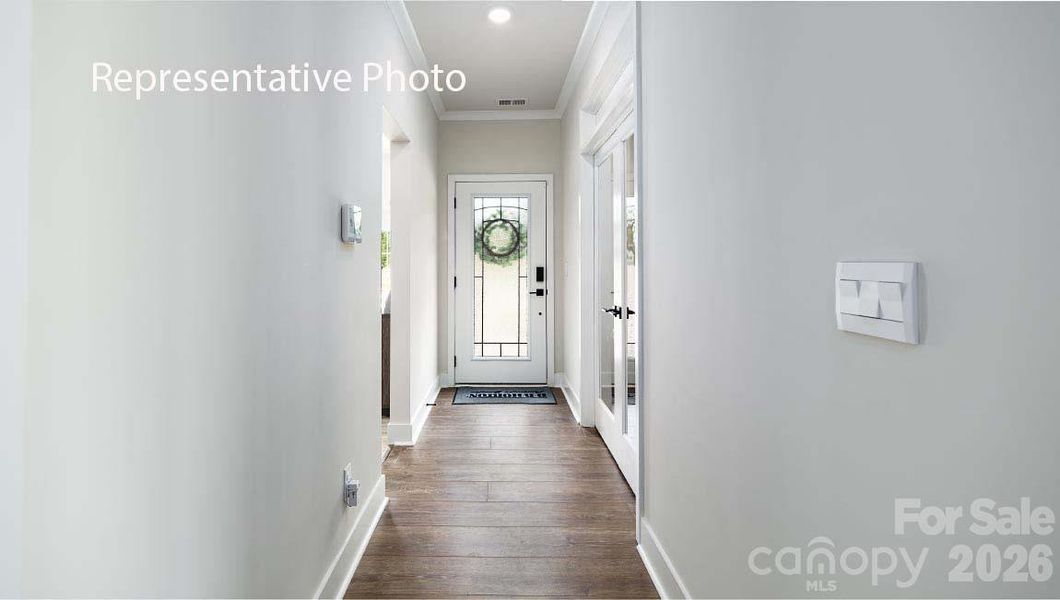 Spacious, unfurnished interior of a new home in Sanctuary at Southgate, Indian Trail (Image 19).
