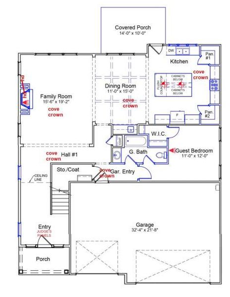 2D floor plan layout of this home in , Summerville, SC (Image 4).
