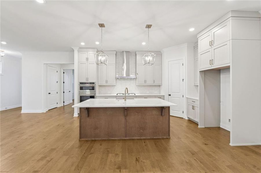 Furnished interior view inside a new home in Promenade at Sawnee Village, Cumming (Image 5).