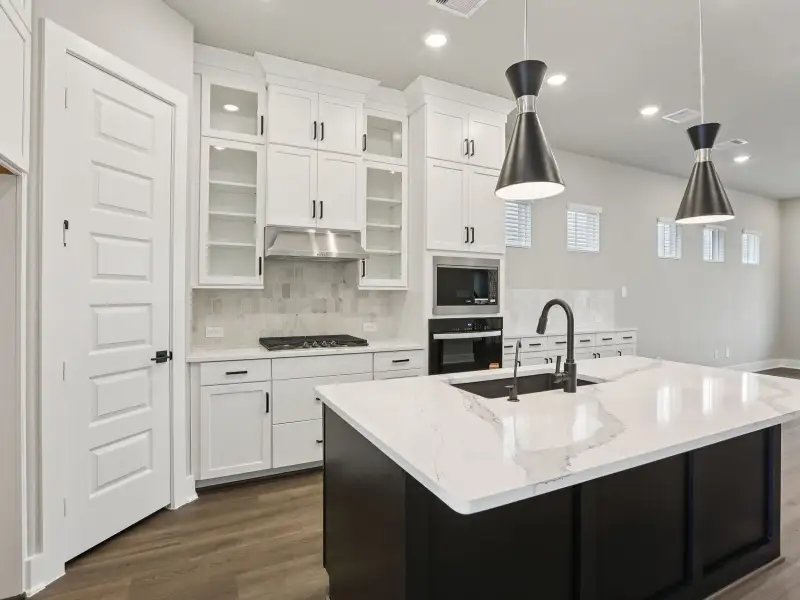 Furnished interior view inside a new home in Katy Grand Village - Luxe Series, Katy (Image 3).
