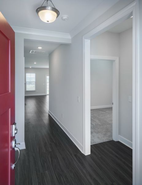 Representative unfurnished interior of a home built from the The Harper by Cothran Homes in Holly Ridge, Greenville (Image 15).