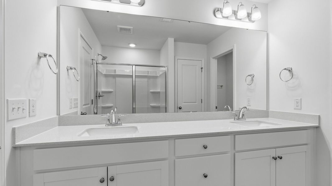 Furnished interior view inside a new home in Clear Springs Townhomes, North Charleston (Image 20). Furnished interior view inside a new home in Clear Springs Townhomes, North Charleston (Image 20).