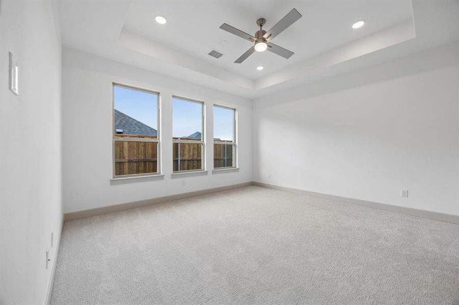 Your dreamy new owner's suite is located at the rear of the home for additional privacy.