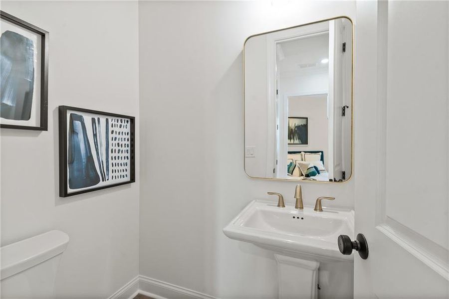 Furnished interior view inside a new home in Promenade at Sawnee Village, Cumming (Image 29).