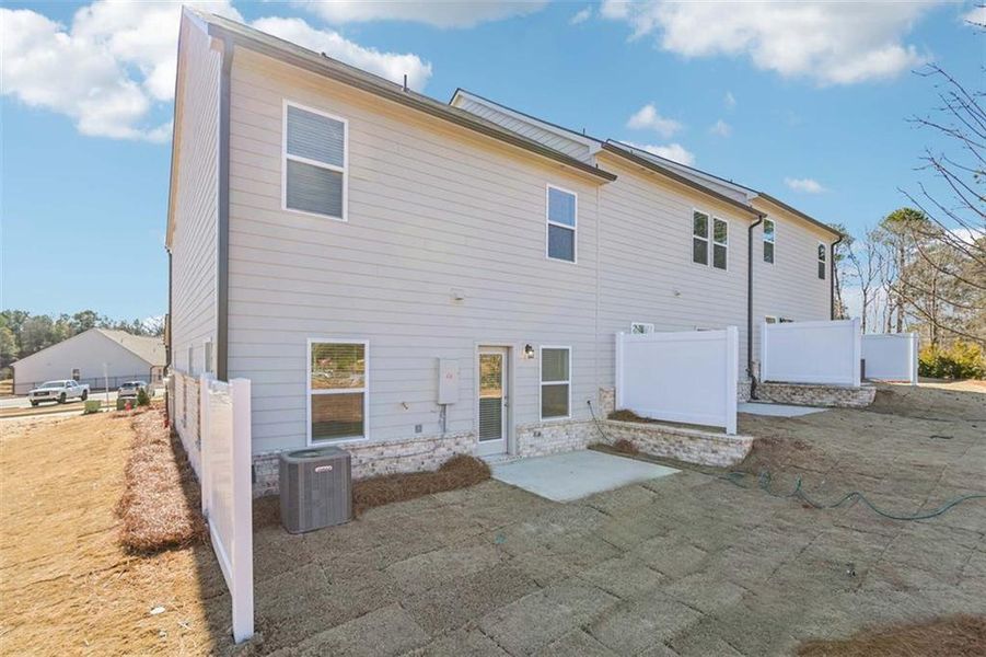 Exterior details and patio area of a home in Leydenview, Mableton (Image 22). Exterior details and patio area of a home in Leydenview, Mableton (Image 22).