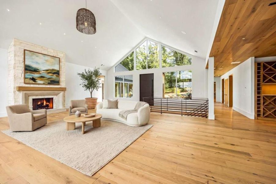 Furnished interior view inside a new home in , Mineral Bluff (Image 7).