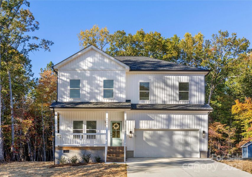 Front exterior of a new home in , Lancaster, SC, highlighting curb appeal (Image 2). Front exterior of a new home in , Lancaster, SC, highlighting curb appeal (Image 2).