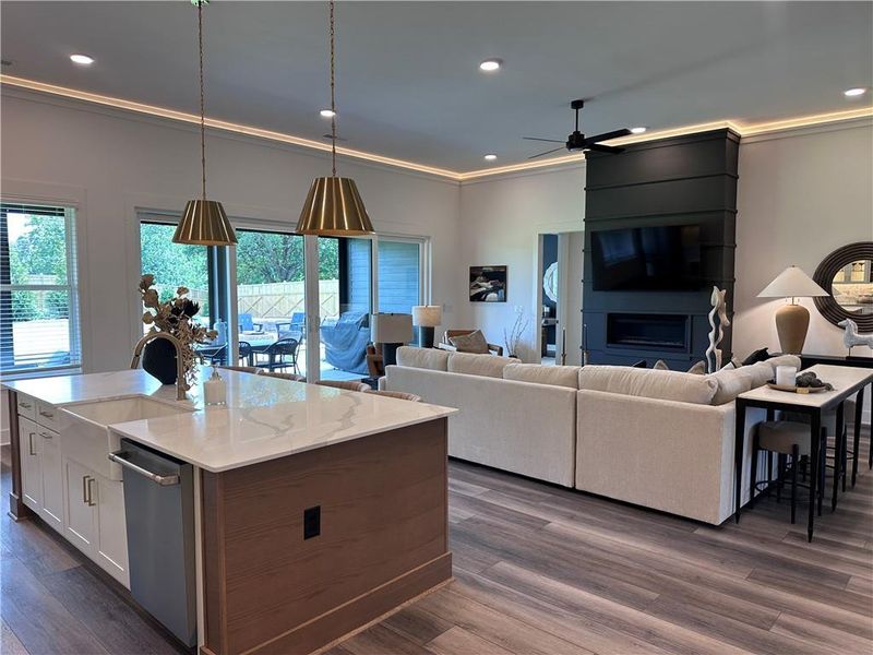 Furnished interior view inside a new home in Glory Meadows, Gainesville (Image 9).