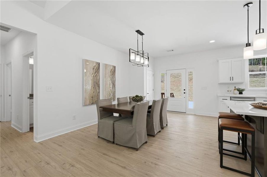 Furnished interior view inside a new home in , Gainesville (Image 18). Furnished interior view inside a new home in , Gainesville (Image 18).