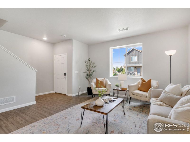 Furnished interior view inside a new home in Pintail Commons at Johnstown Village, Johnstown (Image 16).
